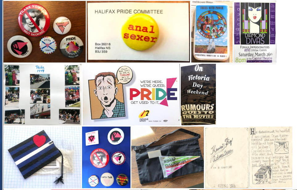 Images of queer historical items